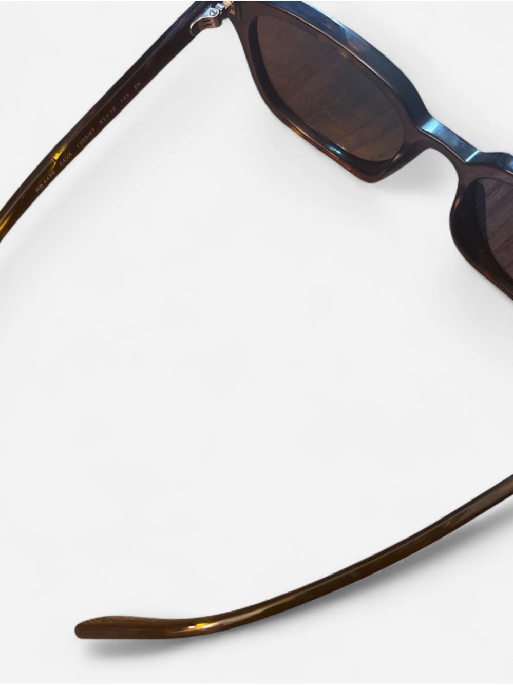 Ray-Ban Women's Tortoise Shell Cat-Eye Sunglasses - Dark Brown Lenses - Picture 2 of 3